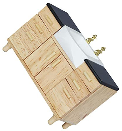 Vaguelly Lavabo Miniature À Léchelle 112 Accessoire De Salle De Bain pour Maison De Poupée Portable Réaliste Et Robuste Décoration De Mini Maison