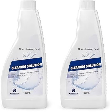 Robot Aspirateur Nettoyant Solution Liquide. 480ml De Solution De Nettoyage Des Sols. Compatible For Tineco Floor One S3/S5/iFloor/S5 Combo/S6/S7 Pro(480ml 2pcs)