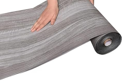 Suelo Vinilo Autoadhesivo,Suelo Vinilico Rollo de 40 cm de material de grano de madera autoadhesivo for pared, adhesivo for suelo, decoración de pared de fondo for dormitorio, cocina, impermeable(D,40