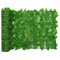 WSJHUHK Hogar y jardín, césped y jardín, vida al aire libre, sombrillas y parasoles al aire libre, pantalla de balcón con hojas verdes, 400 x 75 cm
