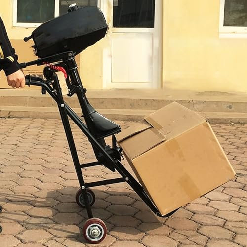 Innovz Außenborder Ständer 40-PS-Außenbordmotorständer, Tragbarer Außenbordmotorständer mit Rädern und Dicker Platte, Bootsanhänger-Transportwagen für Die Lagerung von Motorreparaturen und -wartung