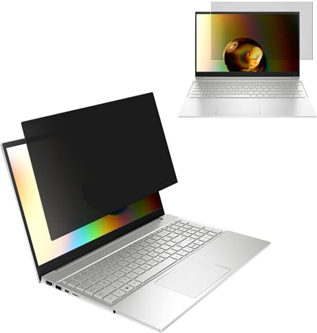 kwmobile Sichtschutzfolie für 13.3 Laptop (16:9) 294x165mm - Blickschutzfolie Privacy Screen - Laptop Anti Spy Folie Schutz