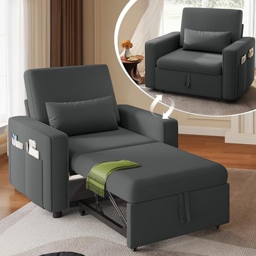 YITAHOME Schlafsessel 3-in-1, 5-Stufig Schlafsofa 192×88cm, Ausziehbar