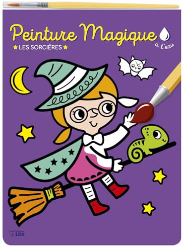 Peinture magique à l'eau - Les sorcières
