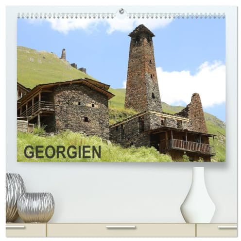 GEORGIEN (hochwertiger Premium Wandkalender 2026 DIN A2 quer), Kunstdruck in Hochglanz: Das kleine Land bietet eine unglaubliche Vielfalt an Natur, Kultur und Geschichte (CALVENDO Orte)