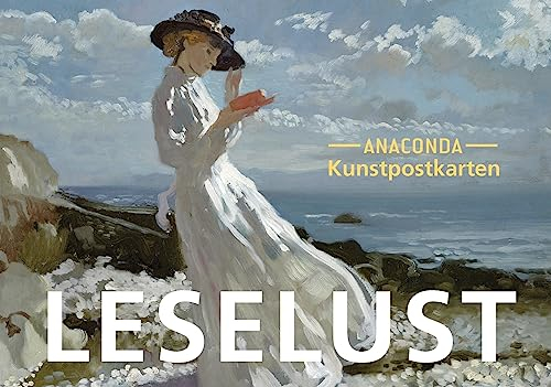 Postkarten-Set Leselust: 18 Kunstpostkarten aus hochwertigem Karton. ca. 0,28€ pro Karte (Anaconda Postkarten, Band 3)