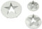 PME SA701 Star Cutters, Small, Medium, Large Sizes, Set of 3, White