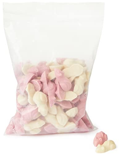 Hannahs Pink and White Large Chocolate Candy Mice, 1 kg