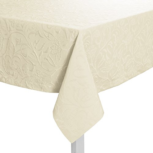 Pichler CORDOBA_150/250_PE hochwertig und bügelfrei - Tischdecke 150 x 250 cm perle