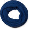 styleBREAKER Unisex Feinstrick Schal, einfarbiger Loop Schlauchschal, Feinripp Winter Strickschal, Loopschal 01018112, Farbe:Dunkelblau