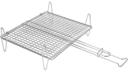 Graticola bombata per carne o pesce da 30x35 cm