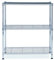 Alba MOBI - Scaffale con Ripiani, in Filo Metallico Cromato, Cromato, 3 mensole M