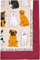 Ulster Weavers Tea Geschirrtuch (74 x 48 cm), 100% Baumwolle, waschbar, mit rotem Knochenbordüre, Küchenzubehör & Dekor-Thema, Geschenk für Hundeliebhaber, Einheitsgröße