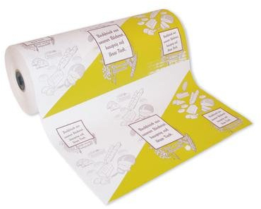 RAINBEAM Einschlagpapier, 50 cm breit, neutral bedruckt, 1 Stück (1er Pack)