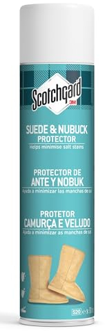 Scotchgard Suede & Nubuck Protector, 1 Can, 300 ml - Water Repellent Spray, Helps Minimize Salt Stains - For Boots, Shoes, Coats, Gloves & More