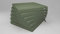 Rollmayer 6er Set Stuhlkissen wasserdicht und regenfest Stuhlauflage Sitzkissen Sitzpolster Auflage für Stühle in Haus und Garten Kollektion Velvet (Olivgrün 21, 40x40x4cm)