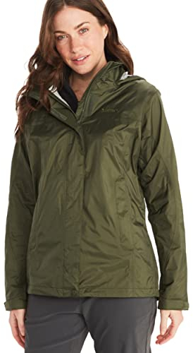 Marmot Damen PreCip Eco Jacket, Wasserdichte Regenjacke, winddichter Regenmantel, atmungsaktiv, faltbarer Hardshell Windbreaker, ideal zum Fahrradfahren & Wandern