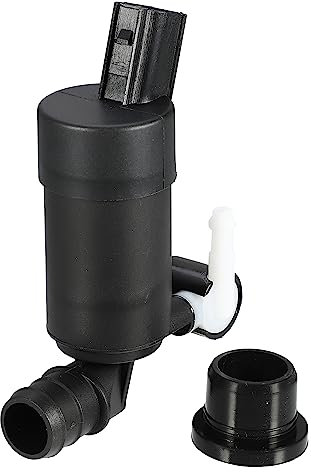 X AUTOHAUX Bomba de motor de limpiaparabrisas para Ford Focus, 2 unidades, color negro