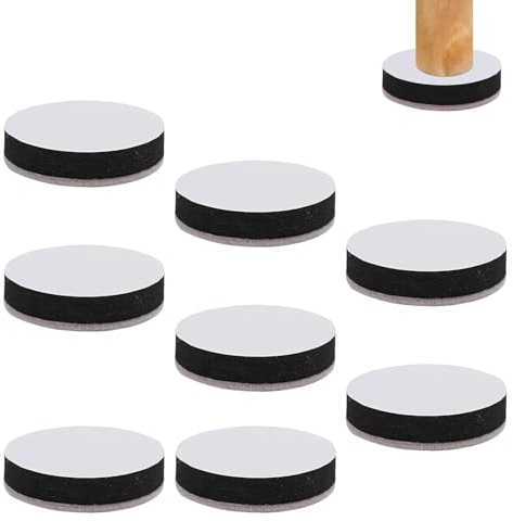 8 Piezas Elevadores de Muebles Elevador Cama Autoadhesivos Pies Almohadillas Antideslizantes para Muebles para Patas de Sillas Mesas Sofás