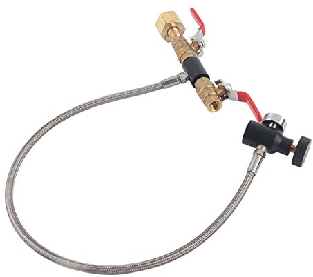 Soda Maker CO2 Nachfülladapter Zubehör Set mit Schlauch für einfache und schnelle Zylinder Befüllung