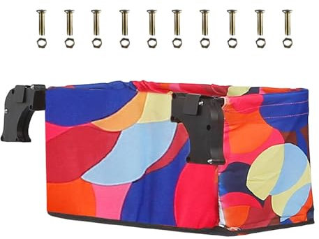 Sharplace Wagon Cart Hecktasche Oxford Tuch Cart Tasche Utility Tragbarer Hand Push Wagon Zubehör Wagon Korb für Picknick Garten Outdoor, Farbball