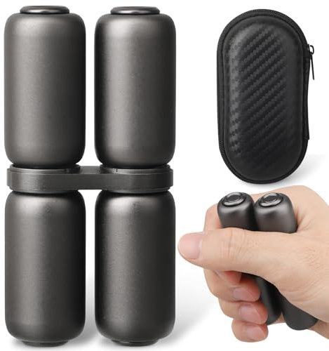 Handheld-Zappel-Handroller-Spielzeug für Kinder und Erwachsene, Metall-Zappel-Spinner, tragbarer Handgriff-Stärker, geräuscharmes Anti-Angst-Hand-Trainingsgerät für Büro, Reisen, Klassenzimmer