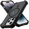 Micoden Magnetic Case for iPhone 14 Pro Max,Compatible with Magsafe,4 Corner Reinforced Protection Airbag Drop Protective Phone Case,Anti-Fingerprint Translucent Matte,Slim Shockproof Cover-Black