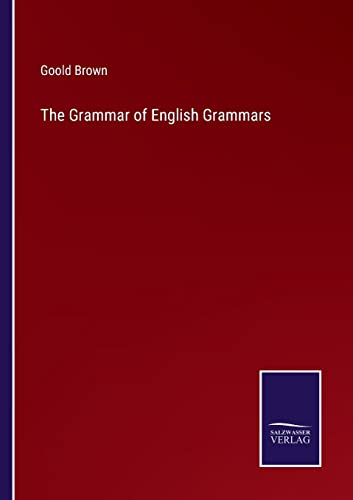The Grammar of English Grammars