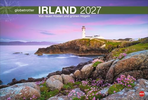 Irland Globetrotter Kalender 2027 - Von rauen Küsten und grünen Hügeln: Wandkalender XL mit Fotos der beeindruckenden irischen Landschaften. Kalender 2027 im Großformat mit Monatskalendarium.