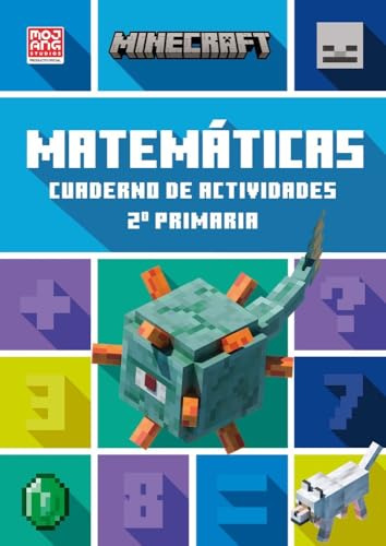 Minecraft oficial: cuaderno de actividades, Matemáticas 2.º primaria (HARPERKIDS)