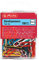 Herlitz 8760811 Büroklammer 26 mm, kunststoffummanteltes Metall, 100 Stück in Hängebox, farbig sortiert