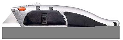 Fixpoint 77140 Mehrzweckmesser mit Auto Load Funktion, 10 neue Sicherheitsklingen im Magazin