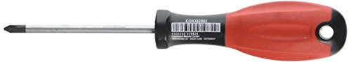 Connex COX352001 Schraubendreher PH 1, 80 mm, silber/schwarz/rot