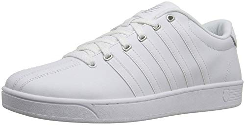 K-Swiss Men's Court Pro II CMF Sneaker, White/Silver, 10.5 M