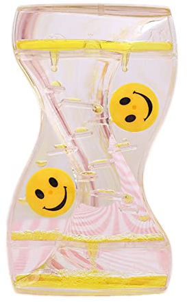 Temporizador de Arena Líquido Burbujeador para Niño Adulto, Reloj de Arena de Movimiento Líquido Fidget Toy Juguete Sensorial para Alivio de Estrés, Ansiedad, Autismo, TDAH, Relajación