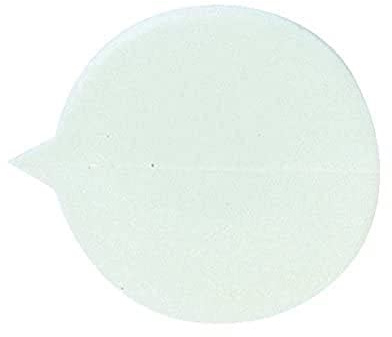 GoSecure Security Seals Plain Round White (Pack of 500)