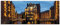 ARTland Wanddeko Glasbilder Wandbild Glas Bild einteilig 125x50 cm Querformat Städte Hamburg Speicherstadt Gebäude Architektur Deutschland S6ER