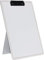 Klemmbrett Aufsteller/Präsentationsklemmbrett/Standklemmbrett, A4, genäht, aus PP, mit Klemmmechanik, mit Aufstellfunkion, Farbe: weiss – 1 Stück
