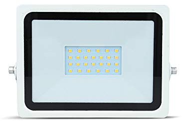 FOREVER LED Fluter 20W 1600 Lumen Flutlicht Strahler Außenbeleuchtung Wasserdicht IP65 Warmweiß (3000K) Helle Sicherheitsbeleuchtung für Garten Hof Garage Lager etc.