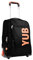 Yub TROLLEY URBAN FLUO, Rucksack mit Trolleyfunktion, Schulranzen mit Rollen, 3 in 1, ab 1. Klasse, für Schule, Gymnasium, Reisen&Freizeit, Mädchen&Jungen, schwarz