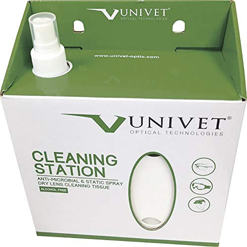 Univet Brillen Reinigungsstation250ml 280Tücher