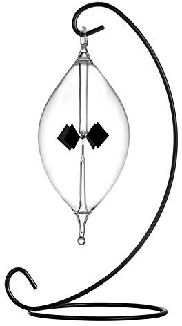 DORAMI Transparentes Solar-Radiometer, Metallrahmen, Sonnenlicht, Energiespendel, Windmühle, Geschenk, Heimdekoration