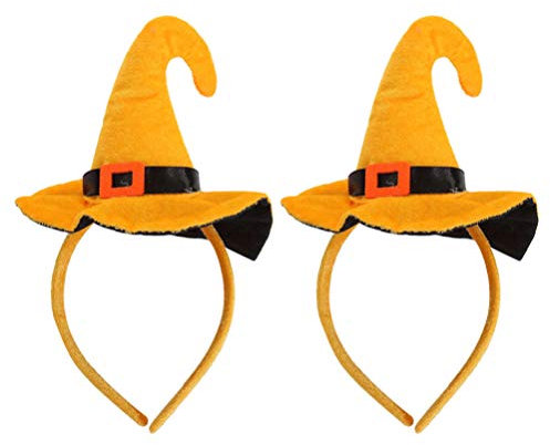 Beaupretty 2stücke Halloween Kürbis Haarschmuck Gelbe Festival-kopfbedeckung Für Kostümpartys Karneval Und Cosplay Leicht Und Tragbar Für Verschiedene Anlässe