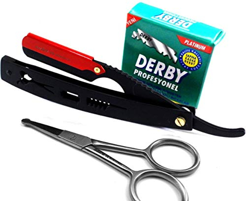 Rasiermesser 100 Derby Rasierklingen Wechselklingenrasierer Rasur Bartschere NATRA