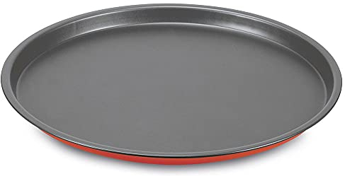 Guardini, Teglia pizza Ø 32 cm, Acciaio con rivestimento antiaderente, Rosso e Grigio, Made in Italy, Linea Rossana