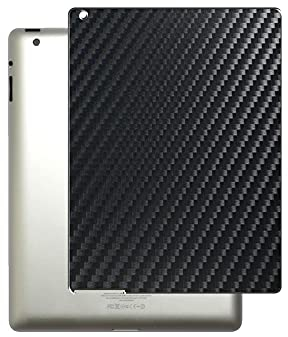 Vaxson 2 Stück Rückseite Schutzfolie, kompatibel mit iPad 2 / iPad 3 / iPad 4 IPAD2 IPAD3 IPAD4, Schwarz Backcover Skin Cover [nicht Displayschutzfolie Hülle Case ]