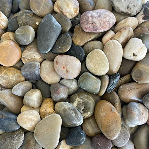 naninoa Flusskiesel ca 20-60 mm 5 KG. Flußkiesel, Kieselsteine 5000 Gramm. Farben GEMISCHT