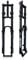 MTB DH FedergabelBike Front Fork 26 27.5 29 Inch Double Shoulder Forks 1-1/8 Bike Suspension Fork Downhill Disc Brake 160mm Travel(27.5)
