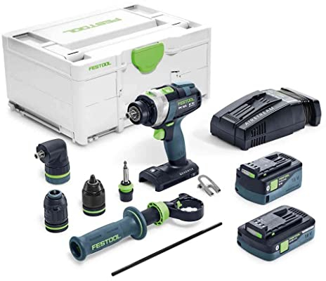 Festool Akku-Schlagbohrschrauber QUADRIVE TPC18/4 5,2/4I-Set/XL-SC 576772