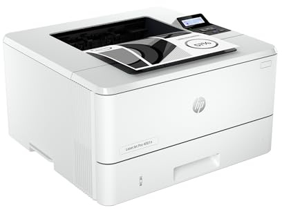 HP LaserJet Pro 4001n Black & White Printer, Print, Fast speeds, Easy Setup, Mobile Printing, Advanced Security, USB, Ethernet Connection, Best-for-Office